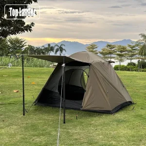 Waterproof Camping Tent 2-3 People Tourist Tent Hiking Backpacking Tent Double Layer 3 Season Outdoor Survival Bushcraft